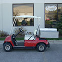 Golf Car with Cooler Unit