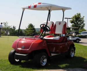 Wisconsin Badger Custom Golf Car by Harris Golf Cars