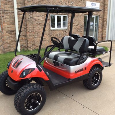 Used Yamaha Custom Case IH Gas Golf Car-Iowa, Illinois, Wisconsin, Nebraska-Harris Golf Cars