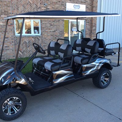 6 passenger golf car-Iowa, Illinois, Wisconsin, Nebraska-Harris Golf Cars