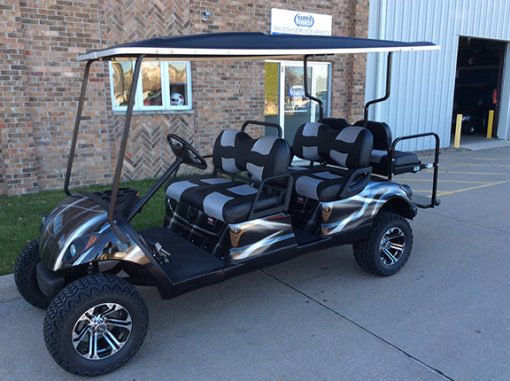 6 passenger golf car-Iowa, Illinois, Wisconsin, Nebraska-Harris Golf Cars