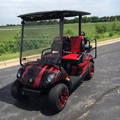 chicago blackhawks golf cart-harris golf cars-Iowa, Illinois, Wisconsin, Nebraska