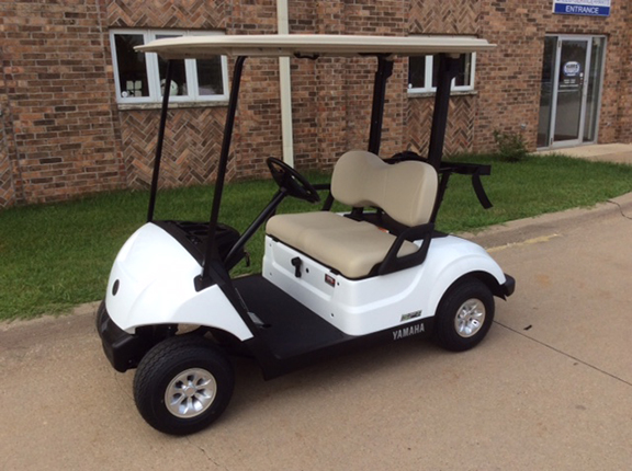 2019 Yamaha Drive 2 Glacier White With Quietech Efi Golf Car