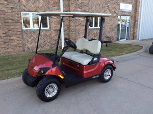 jasper red golf car-Harris Golf Cars- Iowa, Illinois, Wisconsin, Nebraska