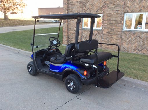 Custom Blue and Black Golf Car - Image 2