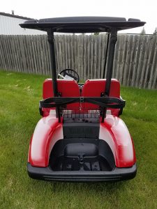 2008 Yamaha Red White=Harris Golf Cars-Iowa, Illinois, Wisconsin, Nebraska