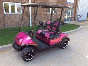 Custom Pink-Harris Golf Cars-Iowa, Illinois, Wisconsin, Nebraska