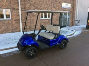 Cobalt Blue Golf Car-Harris Golf Cars-Iowa, Illinois, Wisconsin, Nebraska