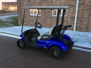 Cobalt Blue Golf Car-Harris Golf Cars-Iowa, Illinois, Wisconsin, Nebraska