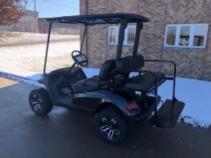 2010 Black Hvoac Golf Car