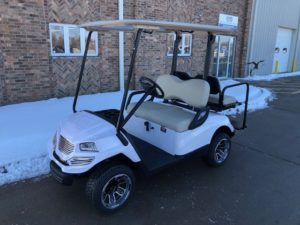 2010 White Hvoac Golf Car
