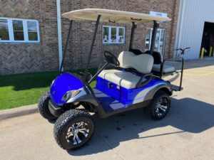 2009 Custom Painted Blue Golf Car