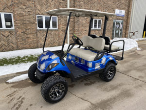 2012 Custom Blue and Gray Golf Car