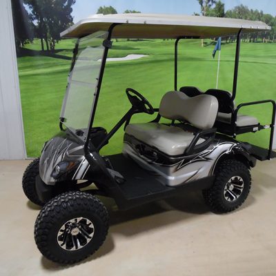 2014 Custom Black and Silver Golf Car