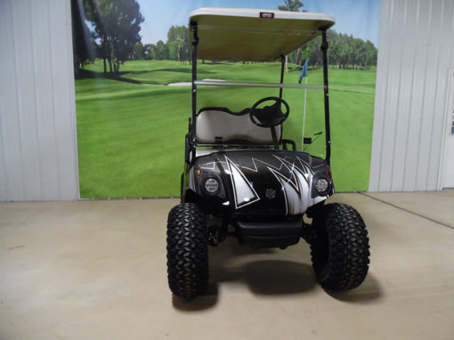 2014 Custom Black and Silver Golf Car