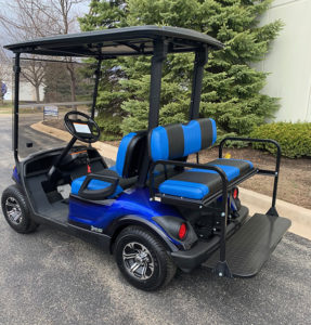 2105 Custom Blue Golf Car