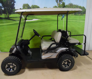 2014 Custom Black and Silver Golf Car