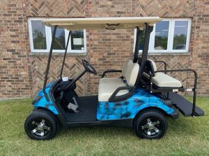 2014 Custom Blue & Black Golf Car