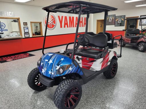 2007 American Flag Golf Car