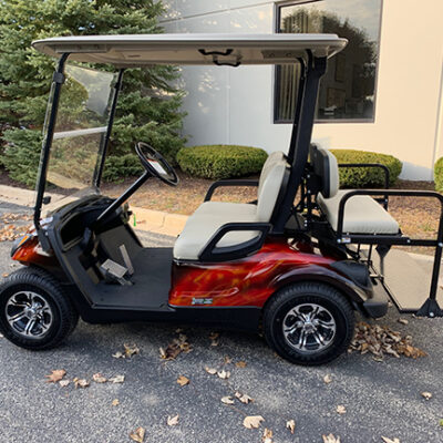 2015 Custom Flame Golf Car