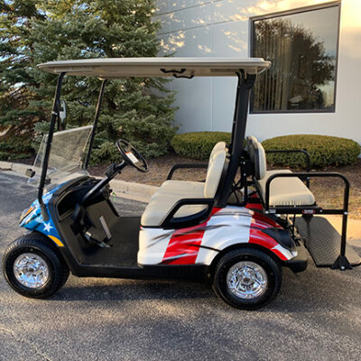 2016 American Flag Golf Car