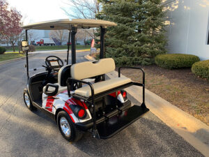 2016 American Flag Golf Car