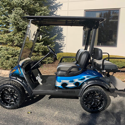 2016 Custom Blue, Black, Silver Golf Car