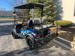 2016 Custom Blue, Black, Silver Golf Car
