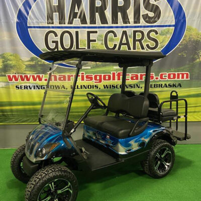 2013 Black and Blue Tribal Golf Cars