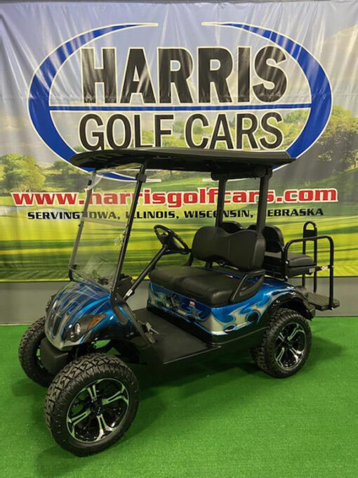 2013 Black and Blue Tribal Golf Cars