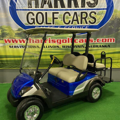 2013 Blue and Gray Swoosh Golf Car