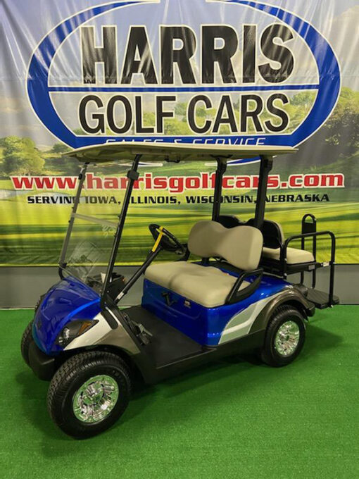 2013 Blue and Gray Swoosh Golf Car