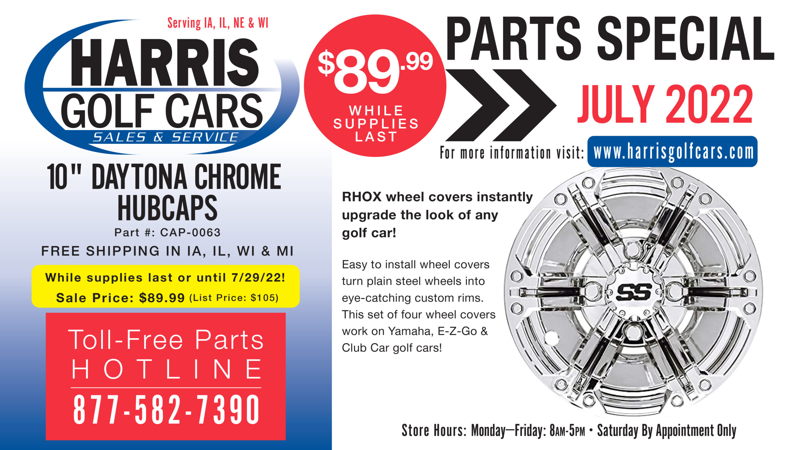 Golf Cart Parts and Accessories Harris Golf Car