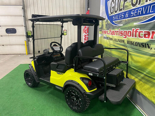 Custom Lime Yellow 4-Passenger Golf Car - Image 3