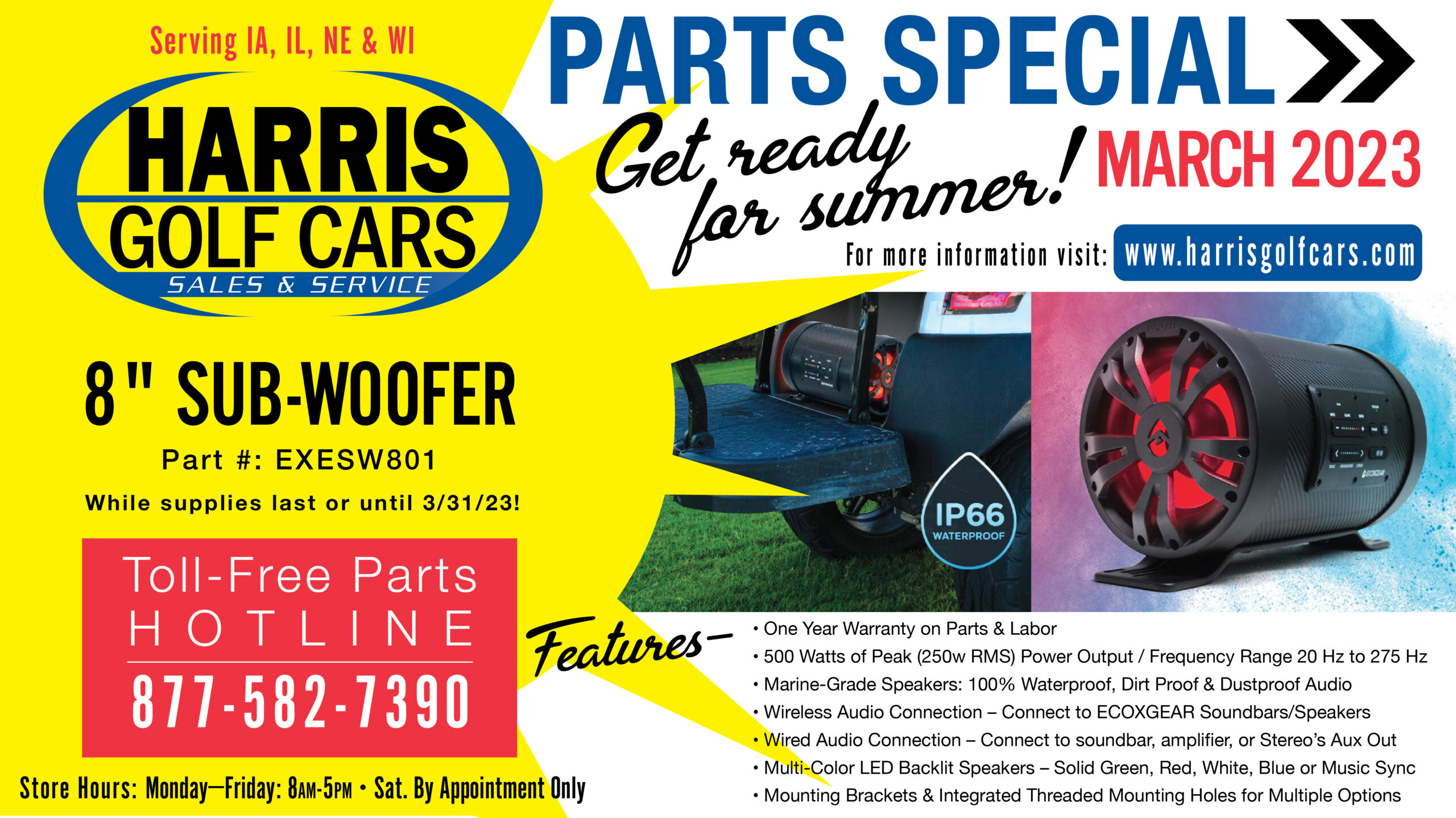 Golf Cart Parts and Accessories Harris Golf Car