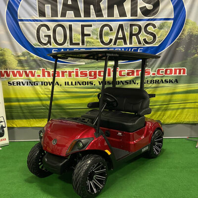 Custom Yamaha Jasper Red Golf Car