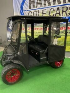 Black Matte Golf Car
