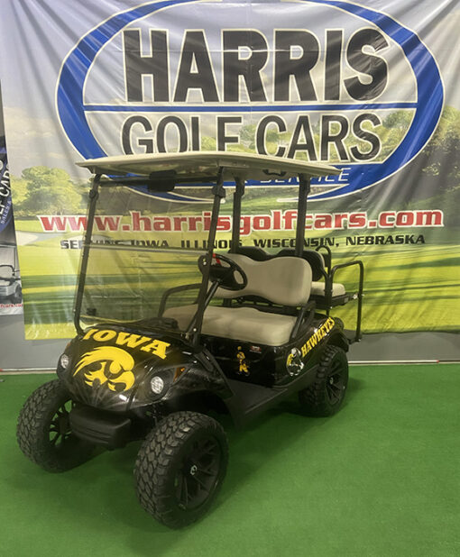 Custom Iowa Hawkeye Golf Car