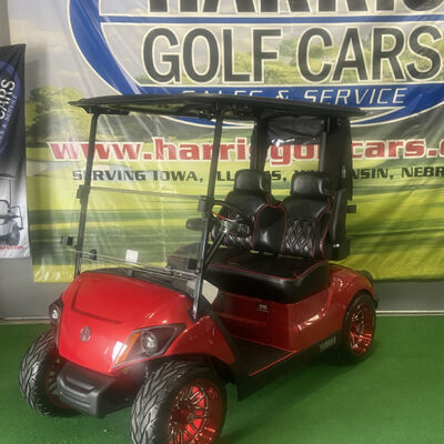 2023 Custom Candy Apple Red Golf Car