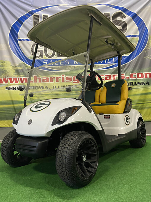Custom Green Bay Packers Golf Car - Image 3