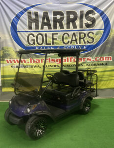 Black and Purple Fade Golf Car