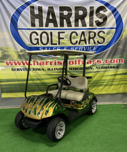 2013 Green and Gold Tribal Golf Car