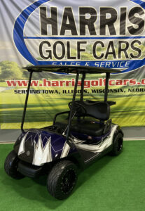 2014 Purple and Silver Golf Car