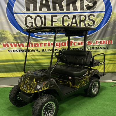 2016 Black and Yellow Golf Car