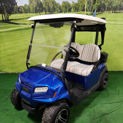 Ocean Blue Golf Car