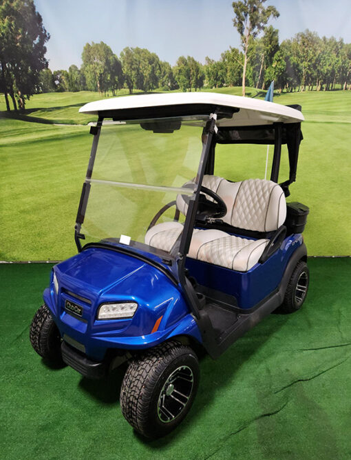 Ocean Blue Golf Car