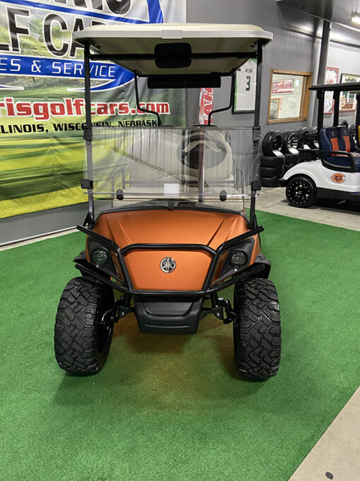 2022 Yamaha Concierge 4E Atomic Flame 6-Passenger Golf Car - Image 2