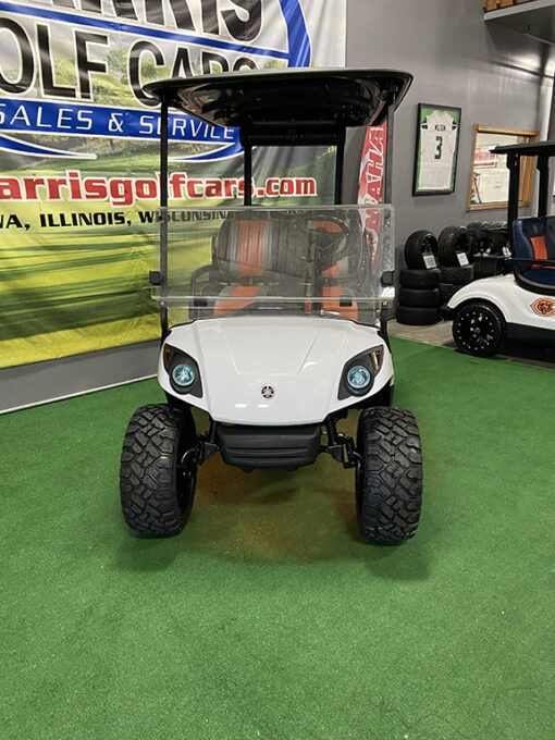 Custom White 4-Passenger Golf Car - Image 2