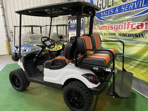 Custom White 4-Passenger Golf Car - Image 6
