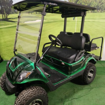 2015 Green and Black Golf Car